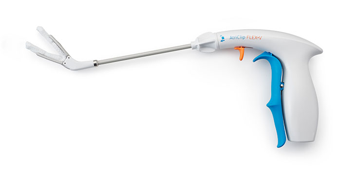 AtriClip FLEX-V device open jaw