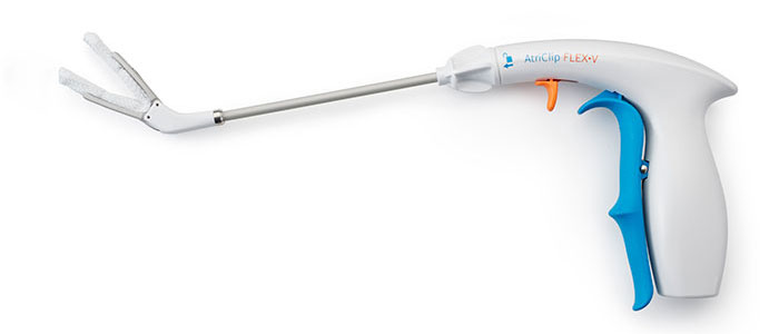 AtriClip FLEX-V device open jaw